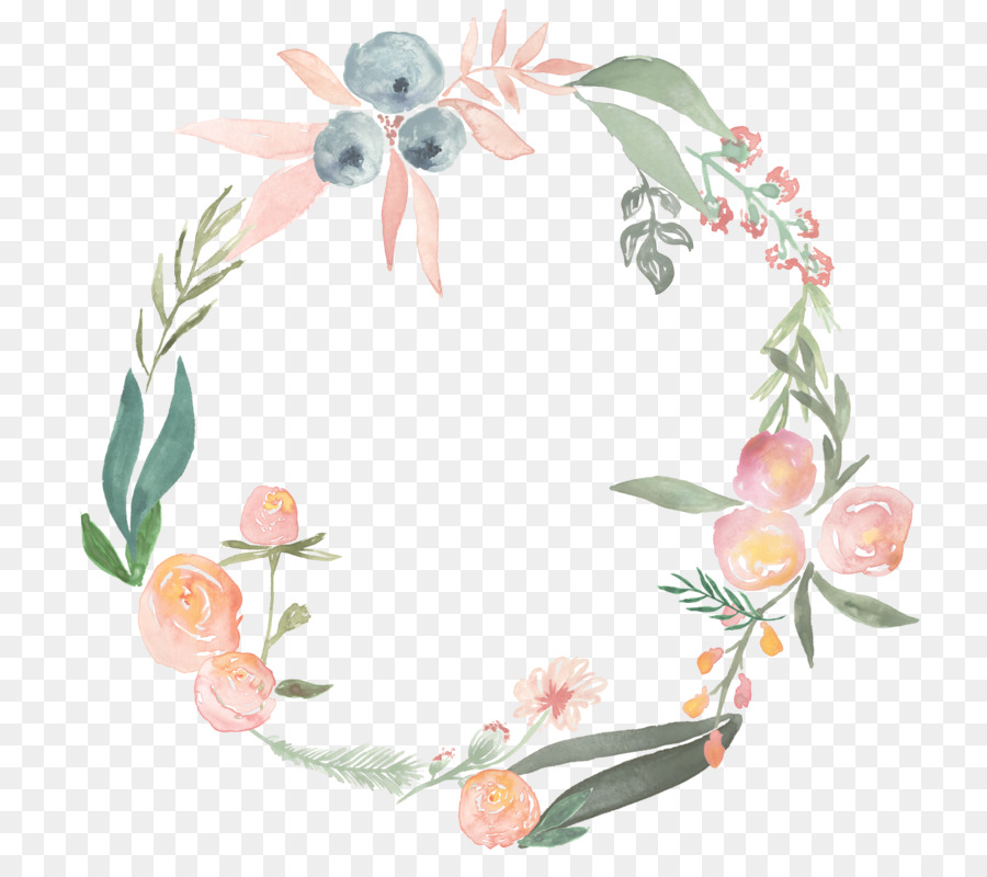 900x800 Watercolor Painting Flower Wreath Photography Clip Art - Floral Wreath Watercolor