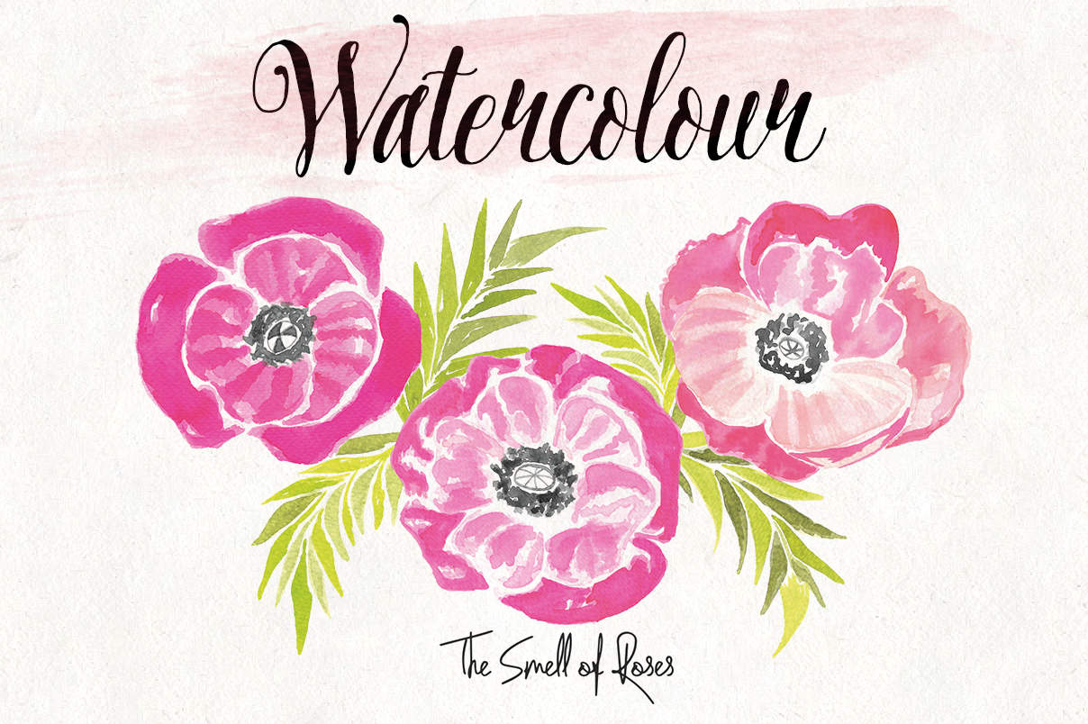 1208x804 Free Watercolor Poppies Clip Art - Flower Art Watercolor