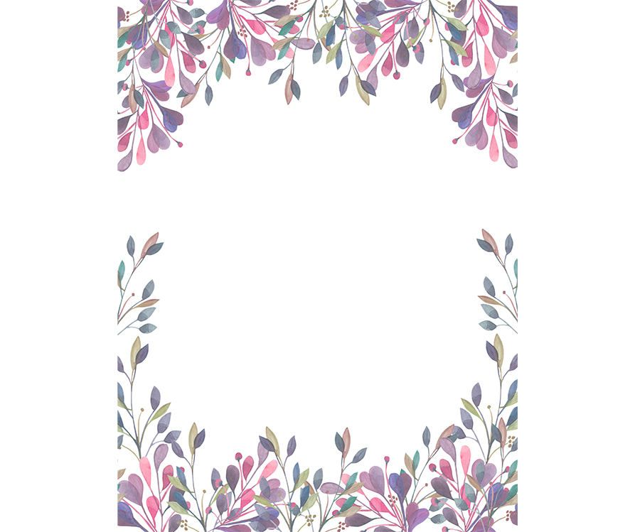 900x749 Watercolour Flower Frame Background Clip Art Graphic Design Png - Flower Frame Watercolor
