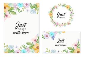 286x200 Flower Frame Free Vector Art - Flower Frame Watercolor