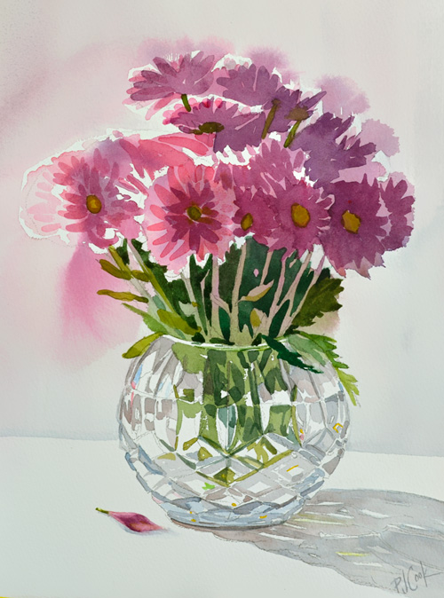 Flower Vase Watercolor At Paintingvalley Com Explore Collection