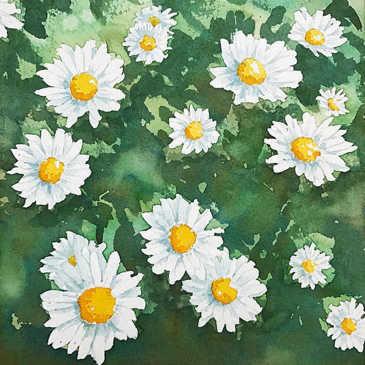 730x730 How To Paint Watercolor Flowers For Beginners Step By Step - Flower Watercolor Painting For Beginners