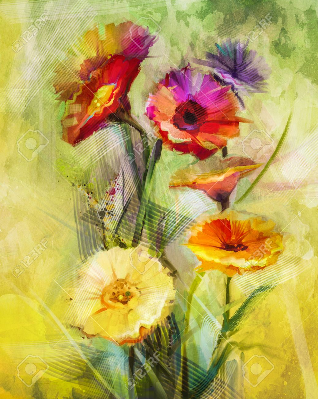 1038x1300 Still Life Paintings Flowers Watercolor Painting Flowers. Hand - Flower Watercolor Painting For Beginners