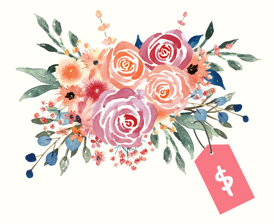 558x457 Watercolor Florals For Graphic Design Every Tuesday - Flower Watercolor Painting For Beginners