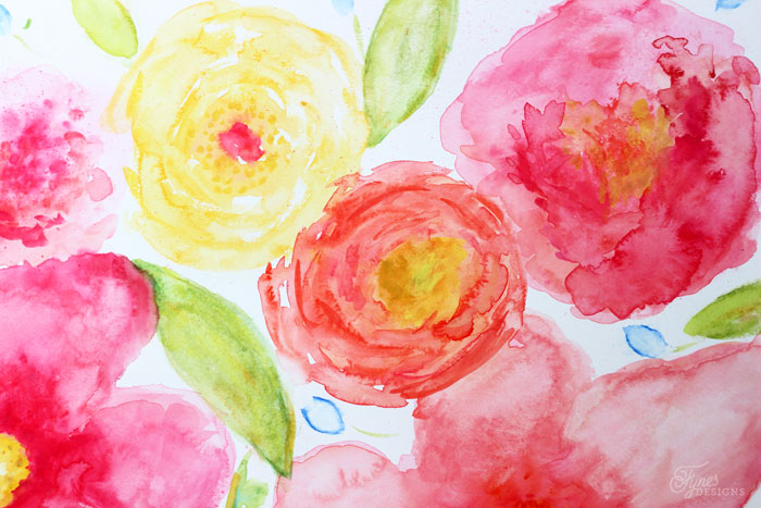 700x467 Beginner Floral Watercolor Painting - Flower Watercolor Painting For Beginners
