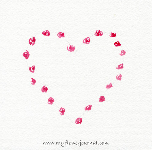 505x497 How To Paint A Watercolor Flower Wreath - Flower Wreath Watercolor