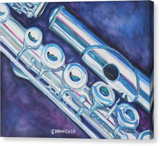 546x497 Flute Canvas Prints Fine Art America - Flute Watercolor