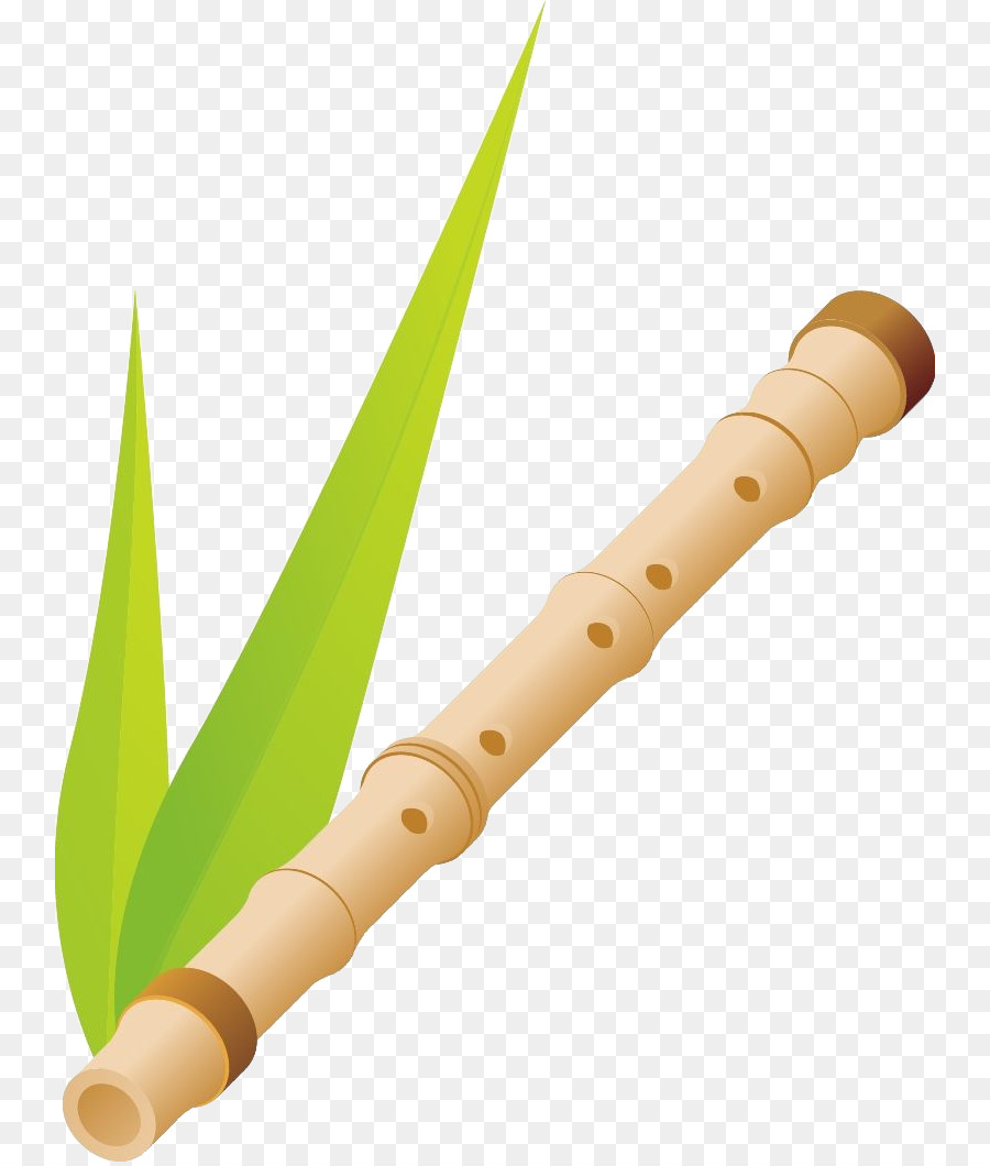 900x1060 Download Krishna Bansuri Dizi Flute Flute And Leaves - Flute Watercolor