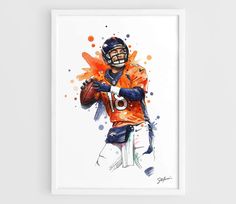 Football Watercolor