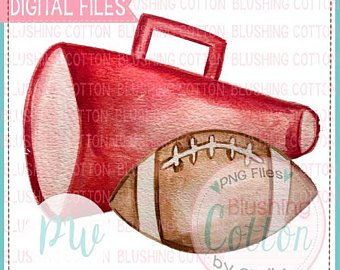 340x270 Football Watercolor Etsy - Football Watercolor