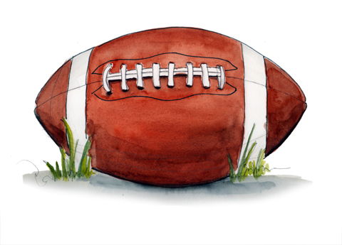 480x345 Legends Of Football A Service Of Avc - Football Watercolor