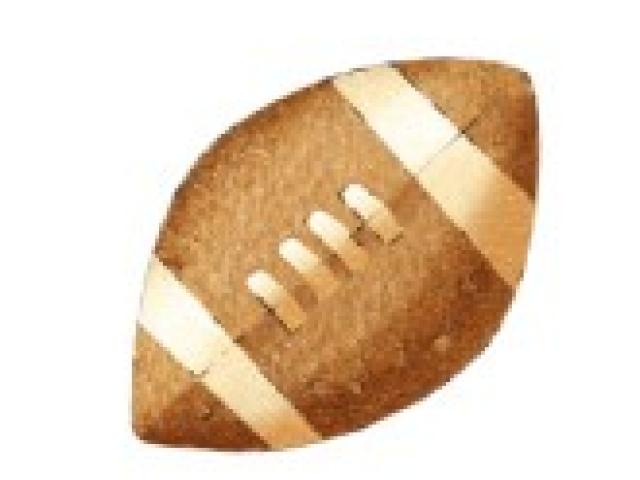 640x480 Watercolor Clipart Football 3 - Football Watercolor