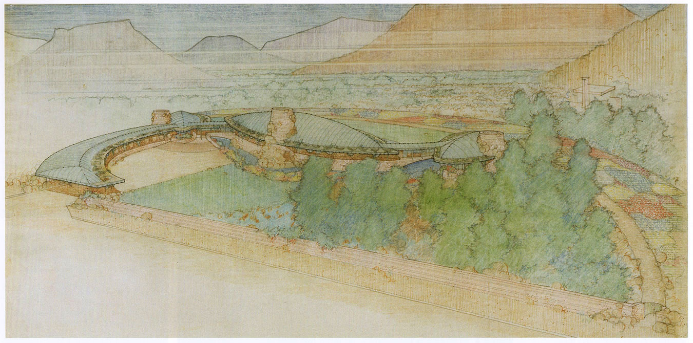 1350x670 Frank Lloyd Wright Moma Exhibition - Frank Lloyd Wright Watercolor