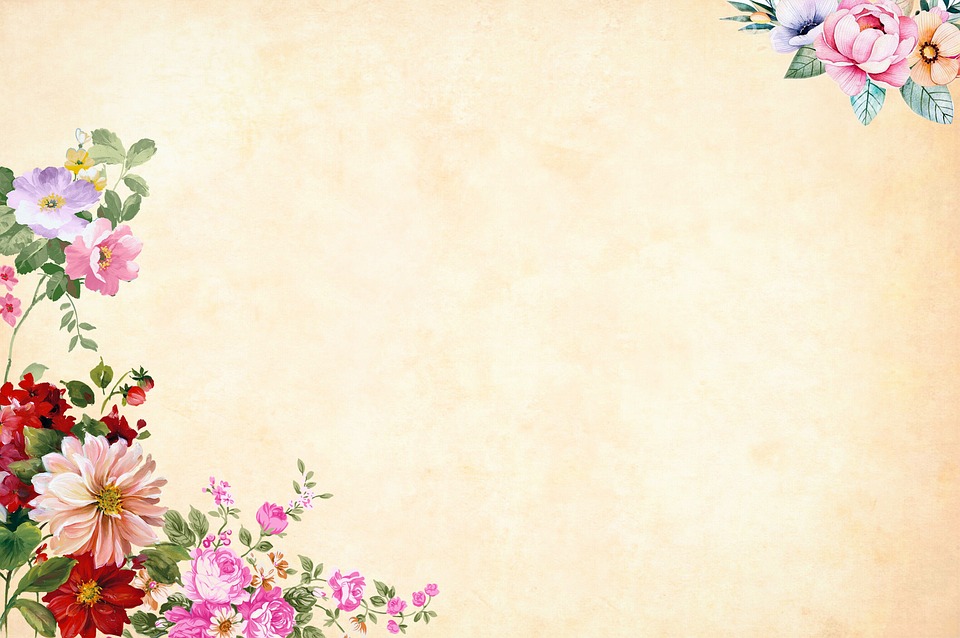960x638 Free Photo Floral Flower Watercolor Background Border - Free Floral Watercolor Background