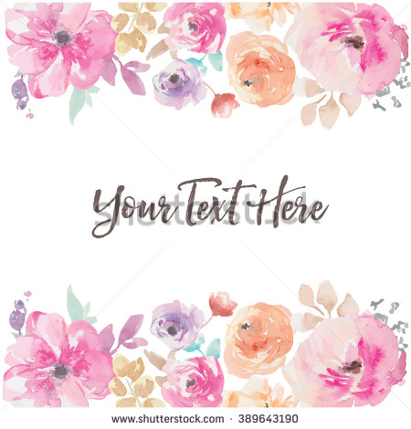 450x470 Watercolor Flower Background Vector Stock Vector Free Vector - Free Floral Watercolor Background