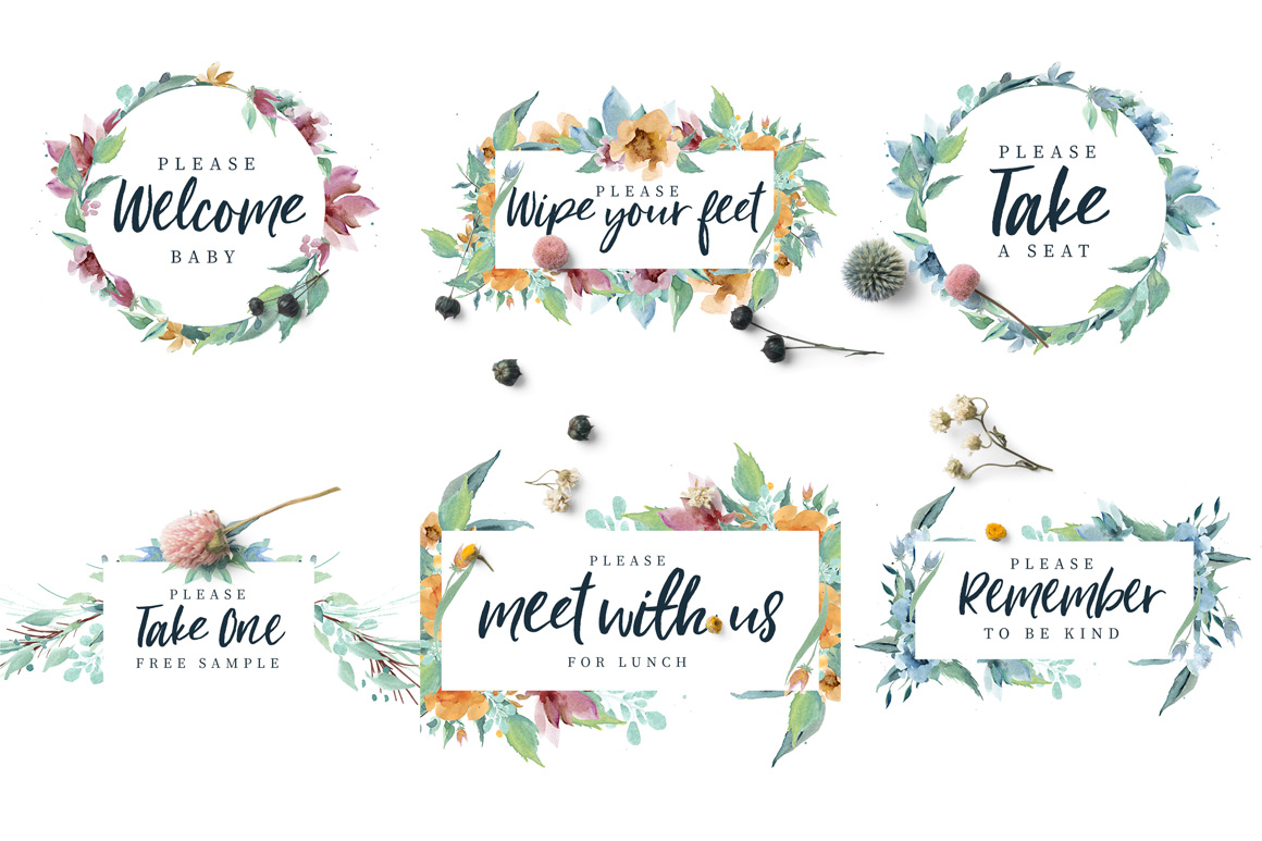 1160x773 Loving Saskia Font And Watercolor Bundle - Free Font Watercolor