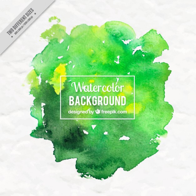 626x626 Green Stain Watercolor Background Free Vectors Ui Download - Free Green Watercolor Background