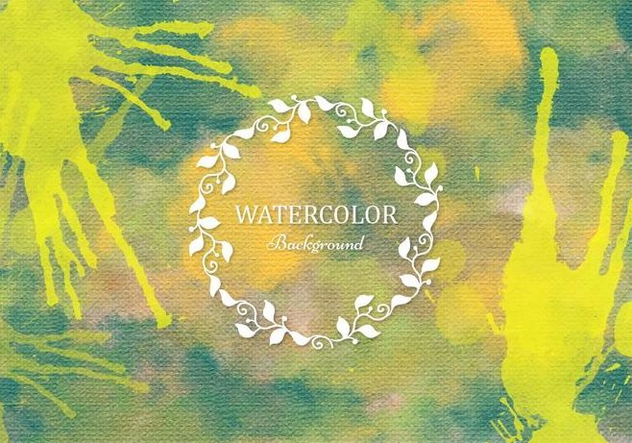 632x443 Free Vector Green Boho Watercolor Background Free Vector Download - Free Green Watercolor Background