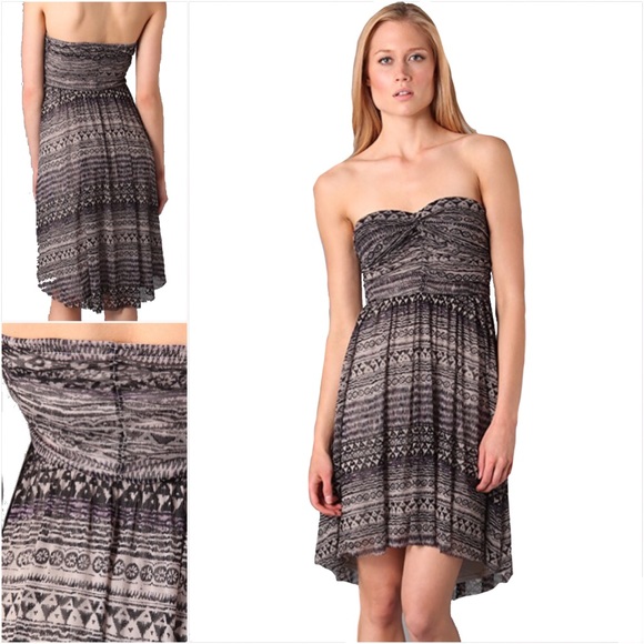 580x580 Free People Dresses Watercolor Strapless Dress Poshmark - Free People Watercolor