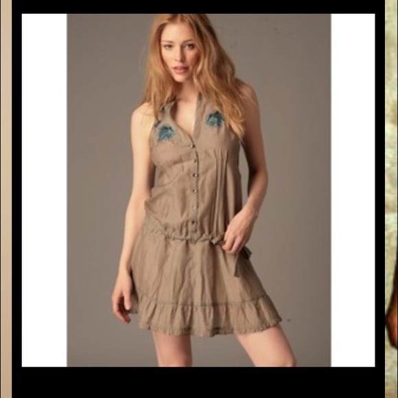 580x580 Free People Dresses Watercolor Stitches Dress Toast 0 Xs Poshmark - Free People Watercolor