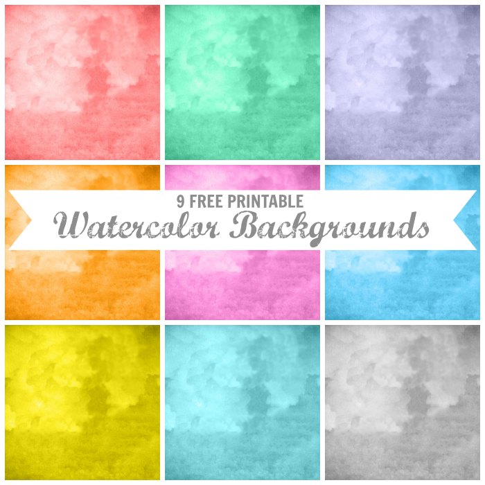 700x700 Watercolor Art + Printable Backgrounds Knick Of Time - Free Printable Watercolor