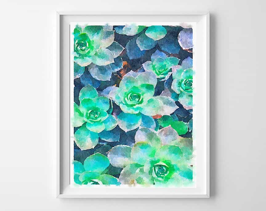 864x687 Watercolor Flowers Free Printables - Free Printable Watercolor