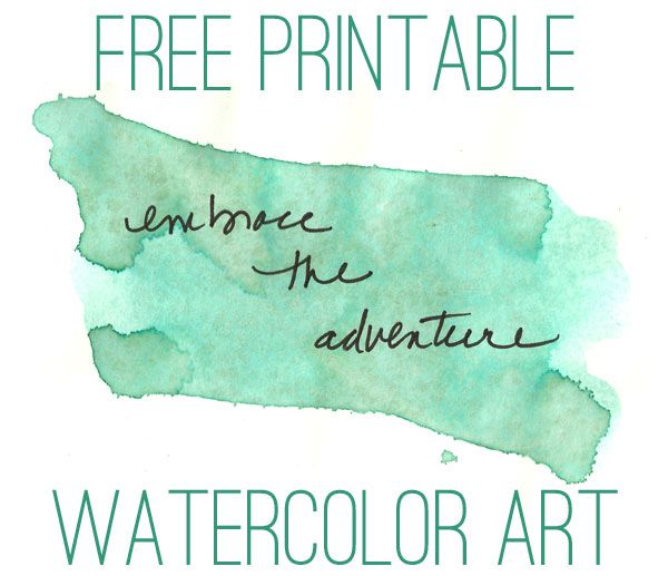 600x517 Free Water Color Inspirational Quotes Art Watercolor Art, Free - Free Printable Watercolor Art