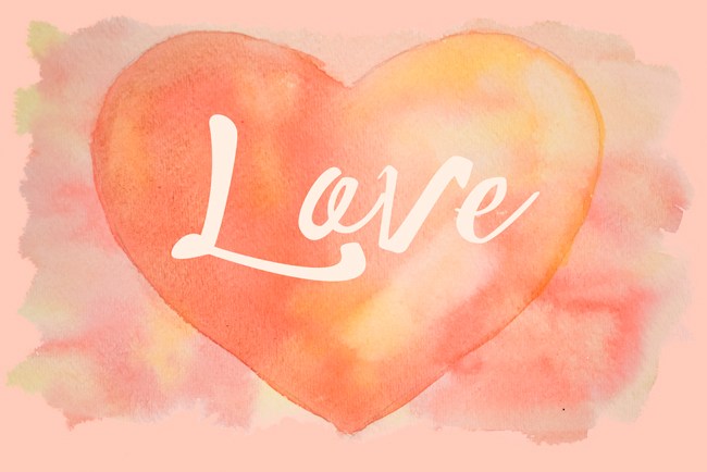 650x434 Valentine Watercolor Heart Overlays And Printable - Free Printable Watercolor Pictures To Paint