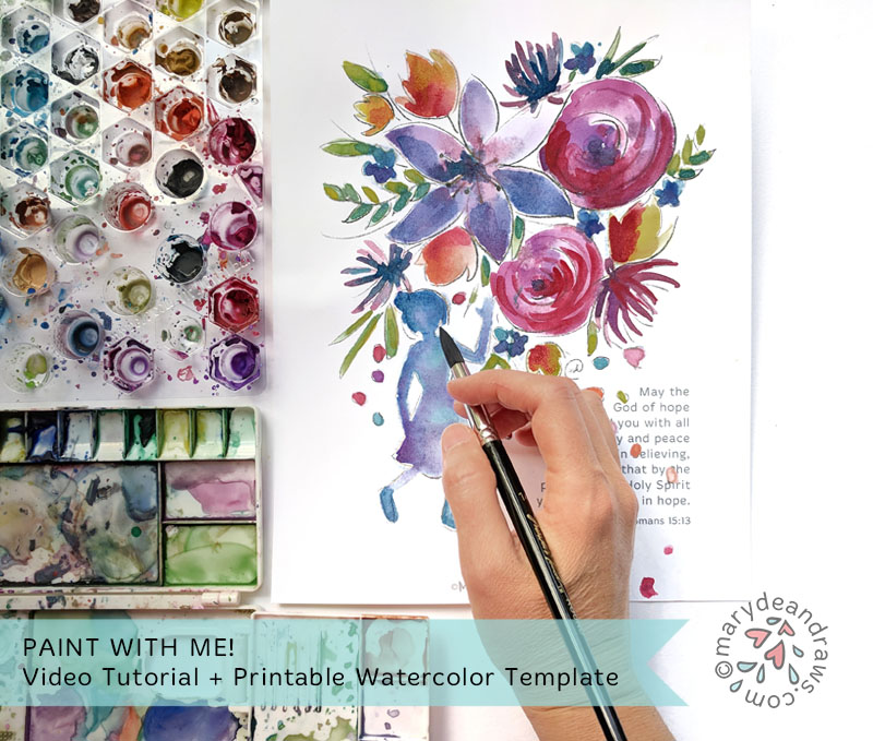 Free Printable Watercolor Pictures To Paint at