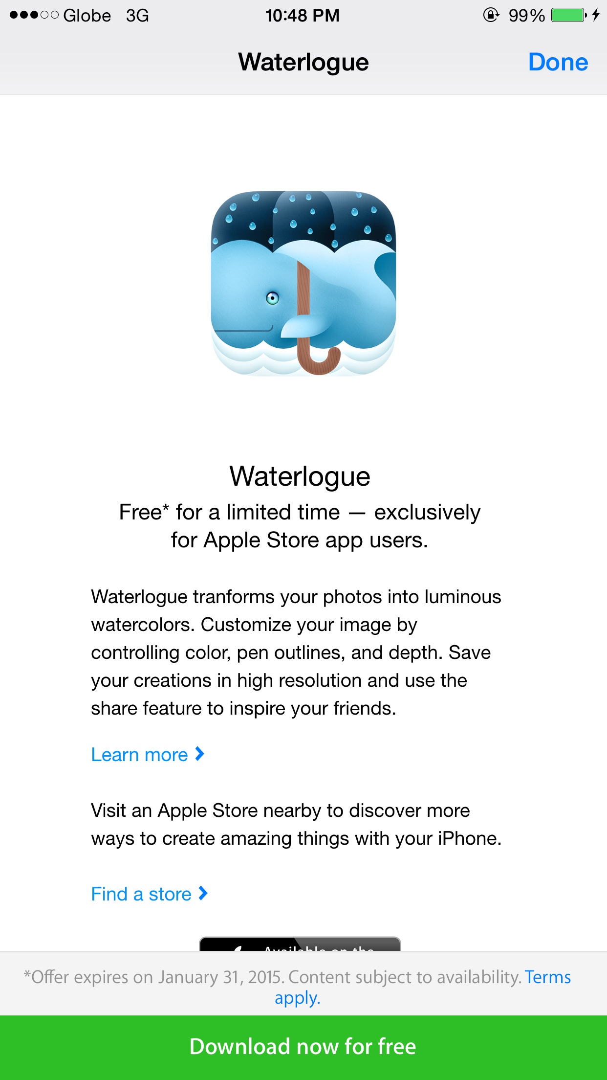1242x2208 Get The Popular Watercolor Photo App Waterlogue For Free Through - Free Watercolor App
