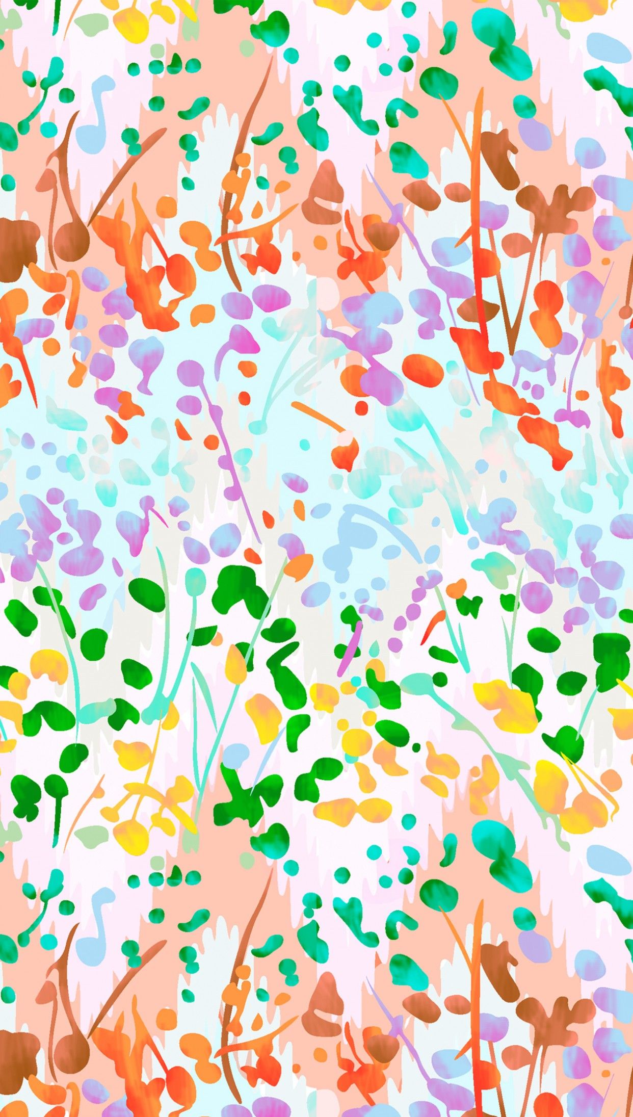 1242x2191 And Get The Free App! Art Abstract Colorful Paint - Free Watercolor App