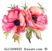 199x194 Free Watercolor Flowers Art Prints And Wall Artwork Freeart - Free Watercolor Art