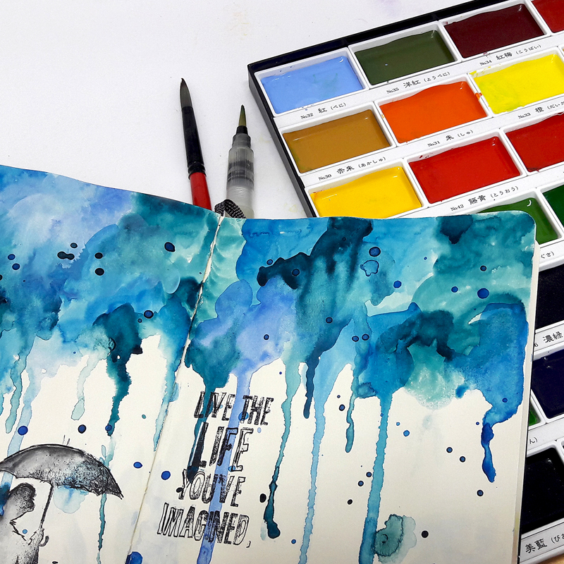 800x800 New!! Free Online Class Watercolor Art Journaling - Free Watercolor Art