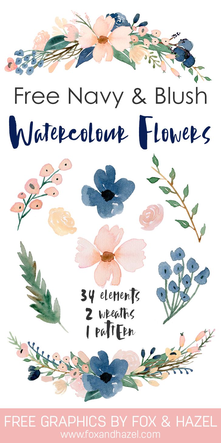 728x1456 Beautiful Free Watercolor Flowers - Free Watercolor Art