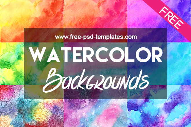 660x440 Free Watercolor Backgrounds Bundle In Psd Free Psd Templates - Free Watercolor Background