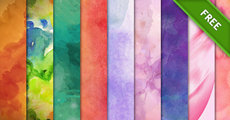 468x244 Free Psd Watercolor Backgrounds - Free Watercolor Background