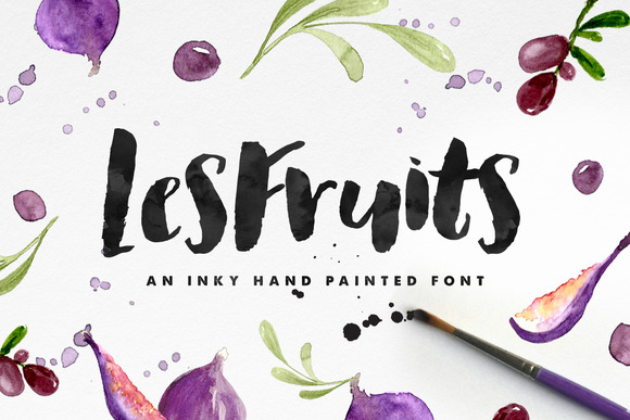 580x387 Best Wedding Fonts For Card Designs And Advertizing - Free Watercolor Brush Font