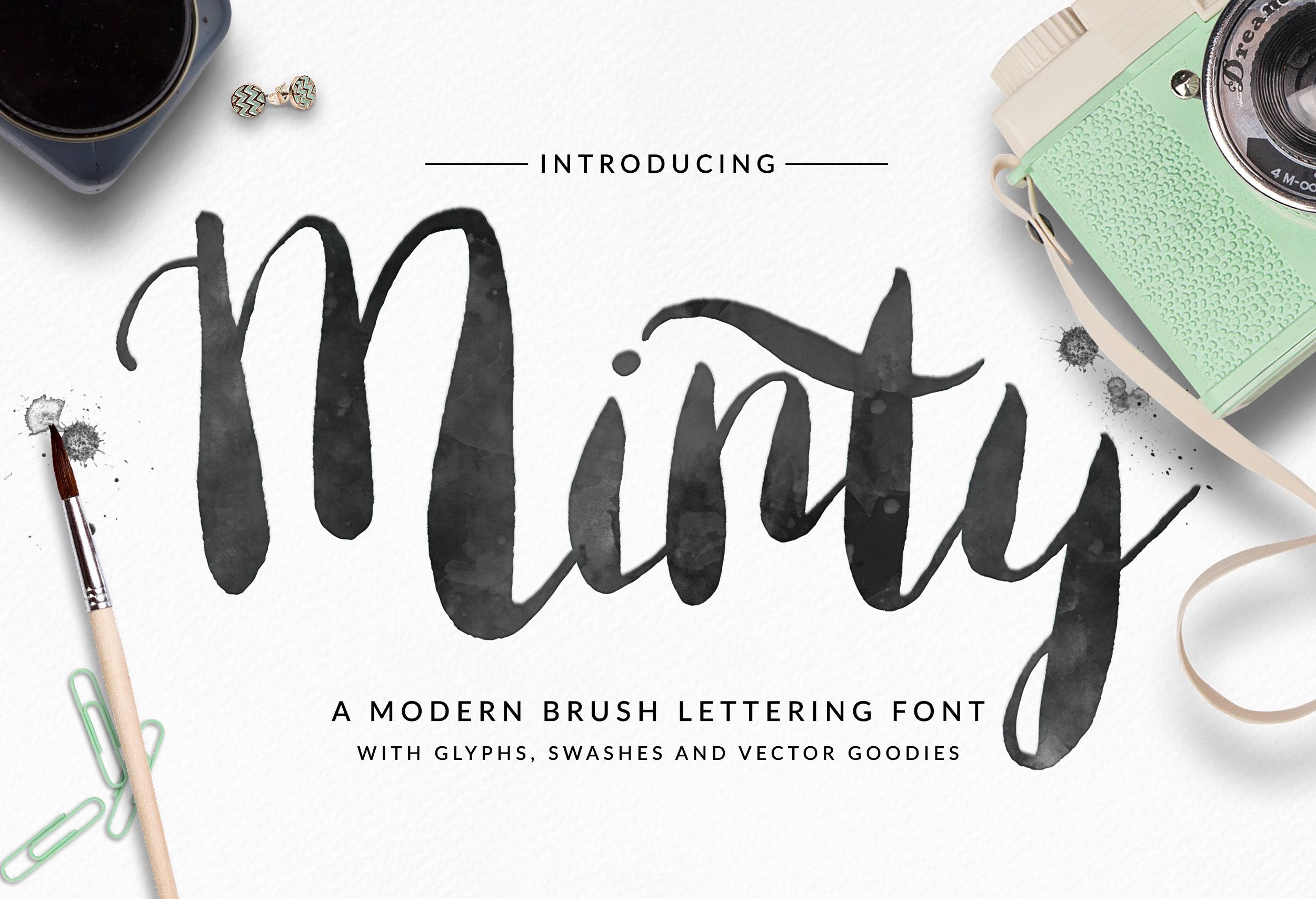 2500x1707 Brush Fonts - Free Watercolor Brush Font