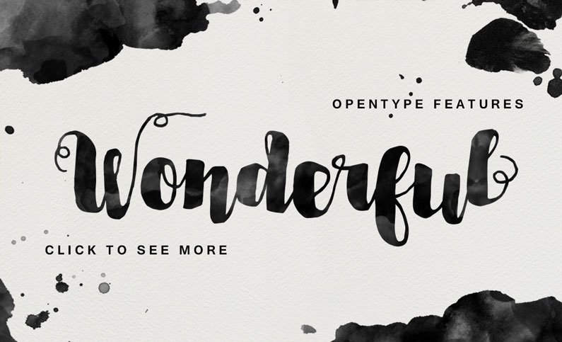 795x483 The Most Popular And Best Brush Script Fonts - Free Watercolor Brush Font