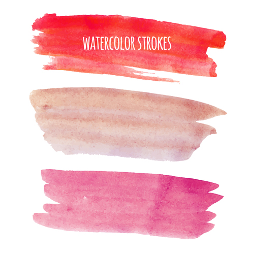 500x500 Watercolor Strokes Vector Brushes Set 05 Free Download - Free Watercolor Brushes