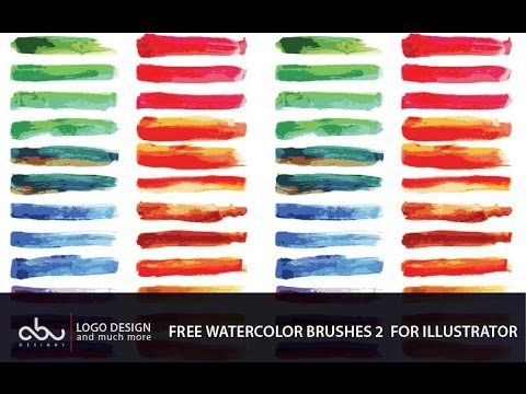 480x360 Free Watercolor Brushes For Illustrator Part 2 - Free Watercolor Brushes Illustrator