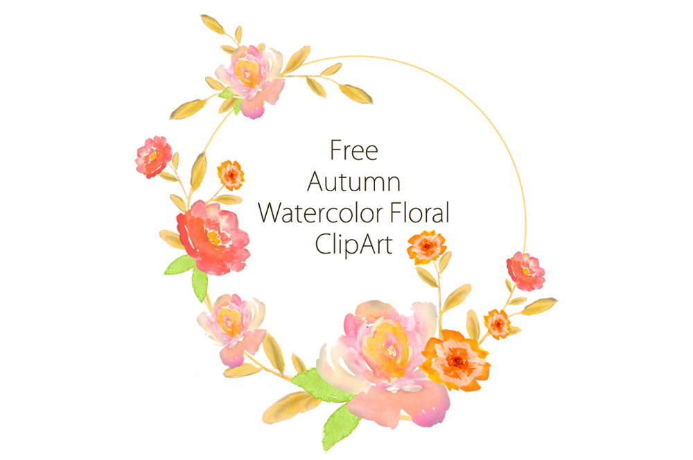 1000x664 Free Autumn Watercolor Clipart By Thehungryjpeg - Free Watercolor Clipart