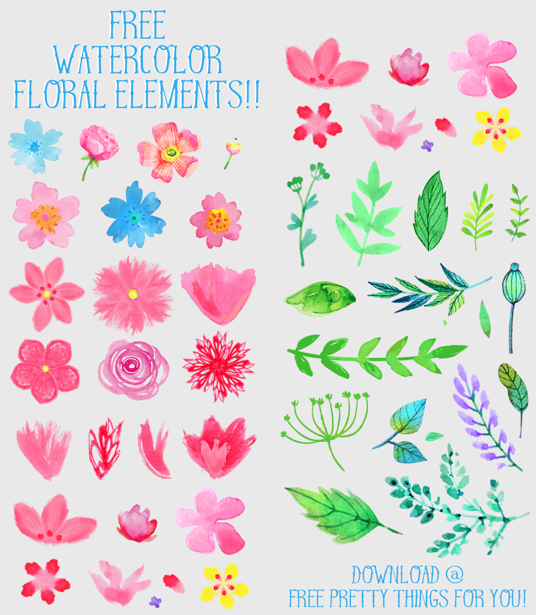 1080x1240 20 Wonderful Free Watercolor Clipart Collections - Free Watercolor Clipart