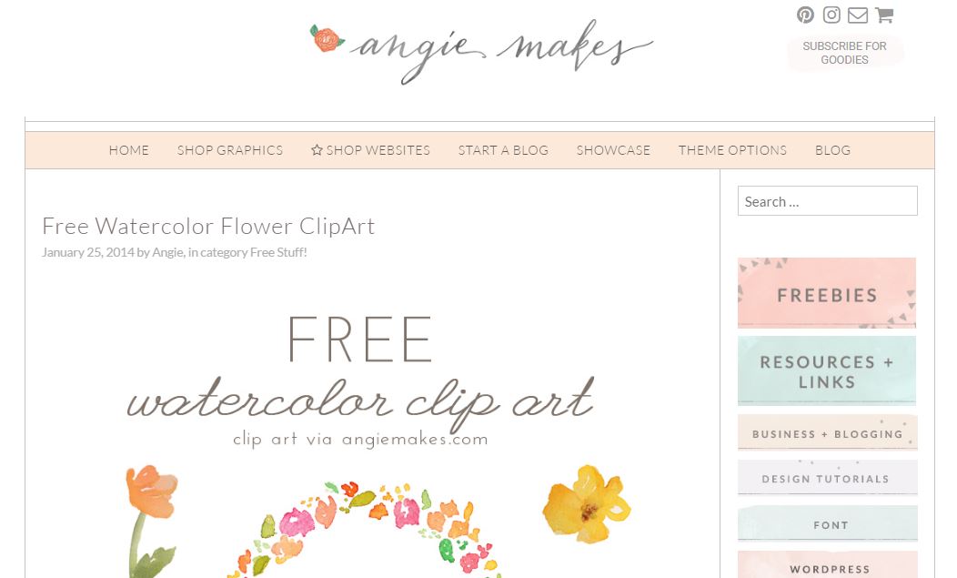 1052x635 Top Places To Find Free Watercolor Flower Designs Online - Free Watercolor Clipart