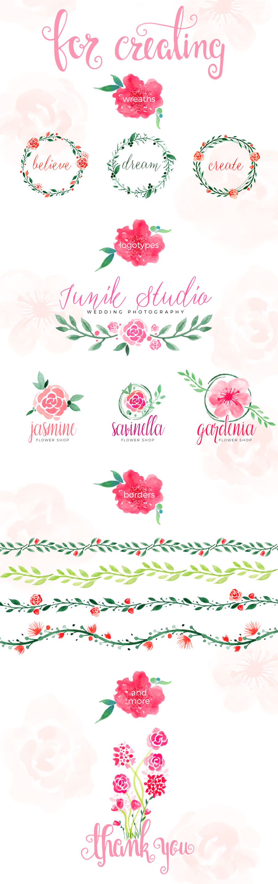 900x2860 Free Elements 100 Floral Watercolor Freebies Amp Deals For - Free Watercolor Designs