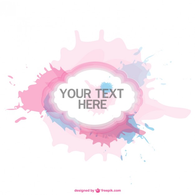 626x626 Watercolor Banner Design Vector Free Download - Free Watercolor Designs