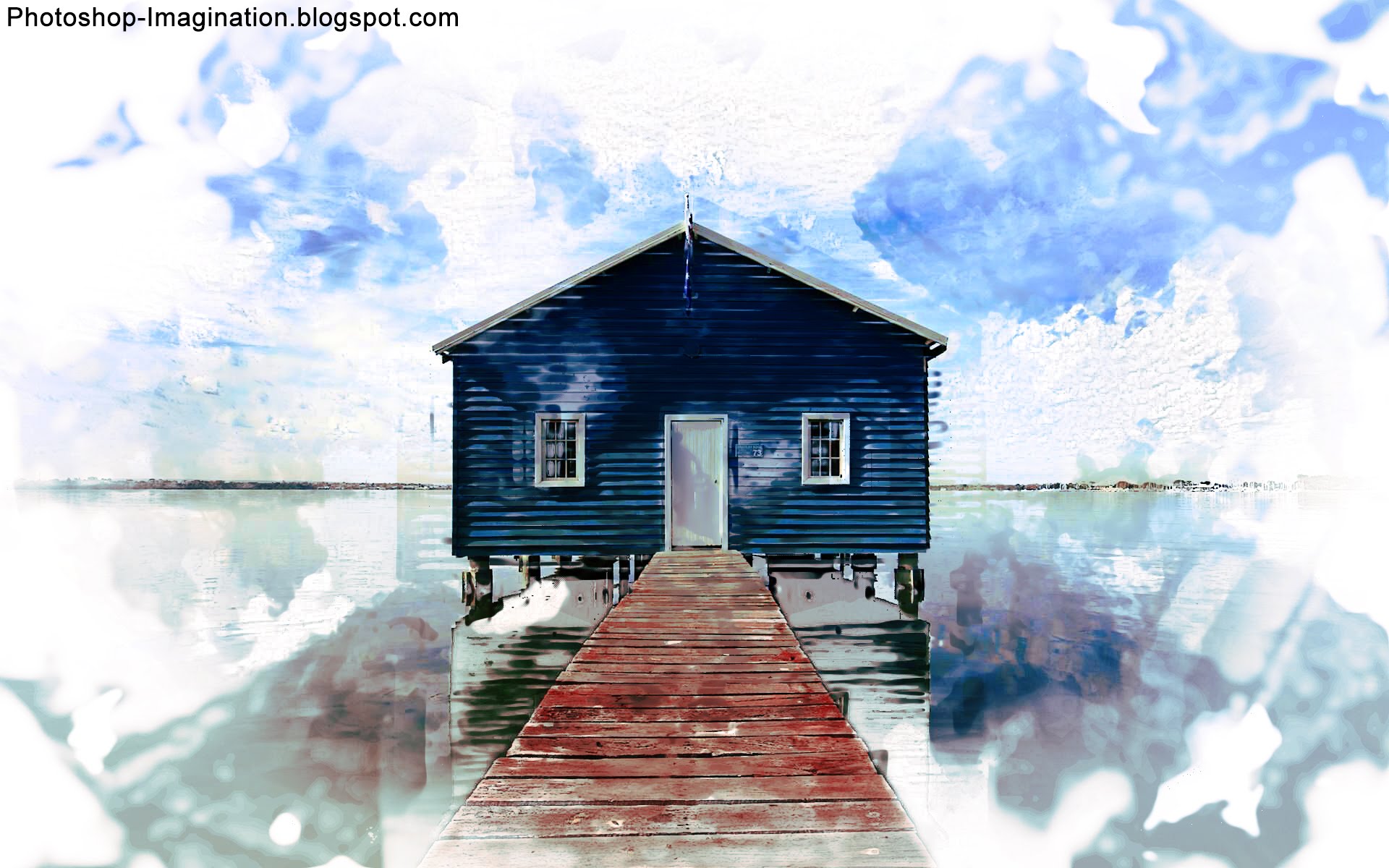 1920x1200 Watercolour Photoshop Action Tutorial - Free Watercolor Effect