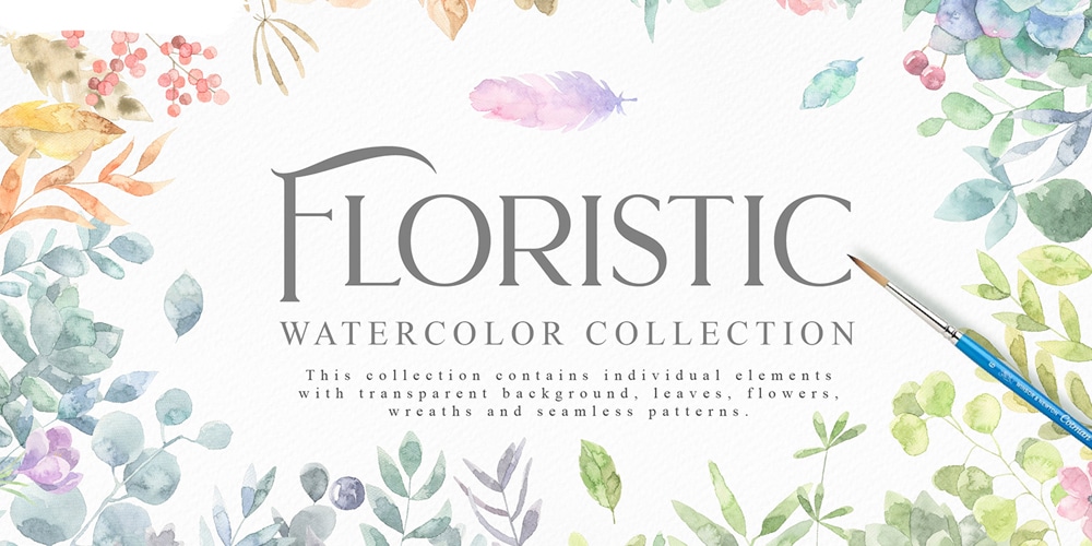 1000x500 Free Watercolour Elements For Designers Css Author - Free Watercolor Elements