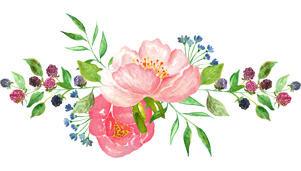 1024x581 15 Watercolor Flower Png For Free Download On Rpelm - Free Watercolor Floral