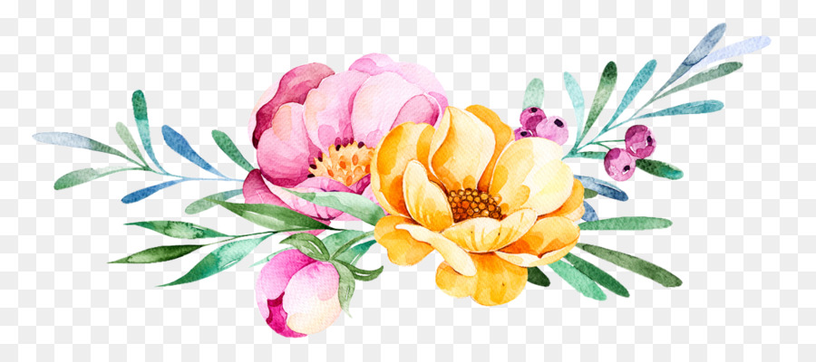 900x400 Wedding Invitation Succulent Plant Flower Royalty Free Clip Art - Free Watercolor Floral